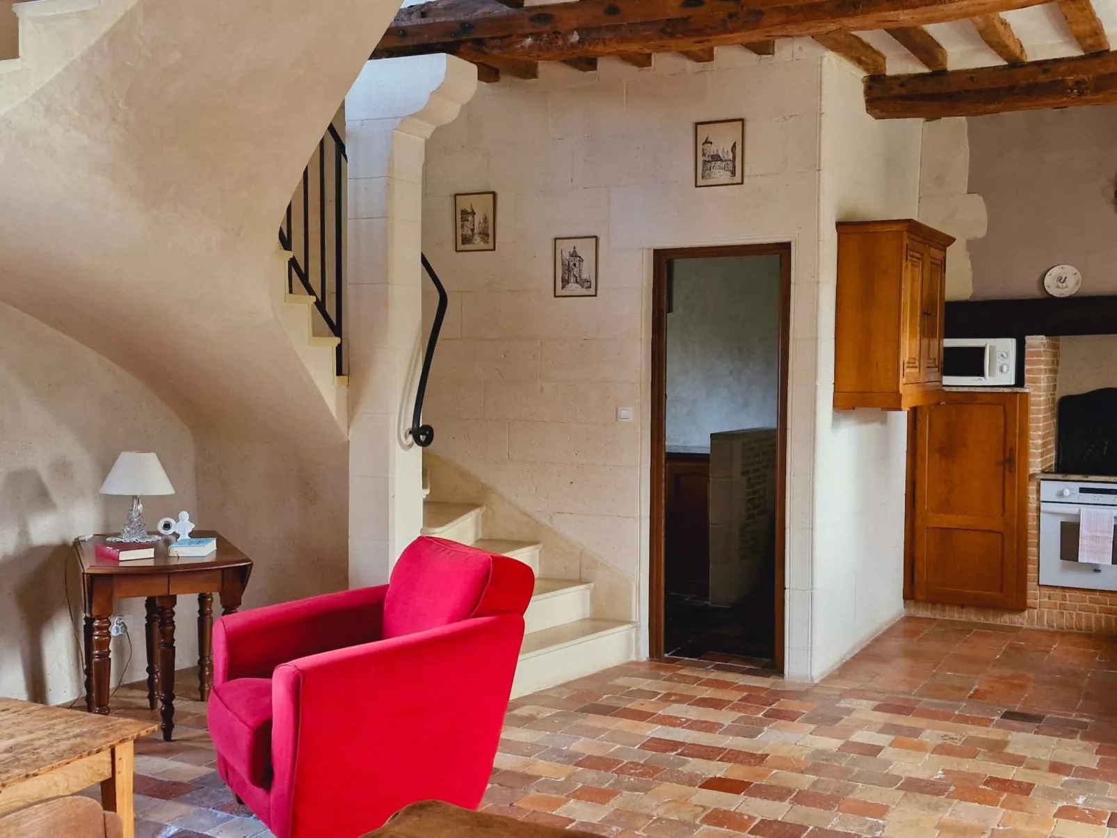 Le domaine des roseraies, gîte les roseraies-Binnen