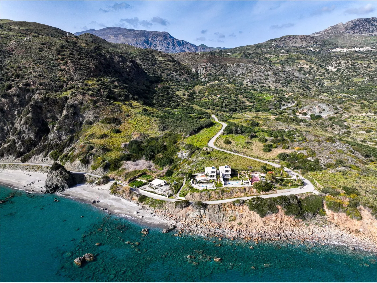 "Villa Chryssa" direkt am Strand-Buiten