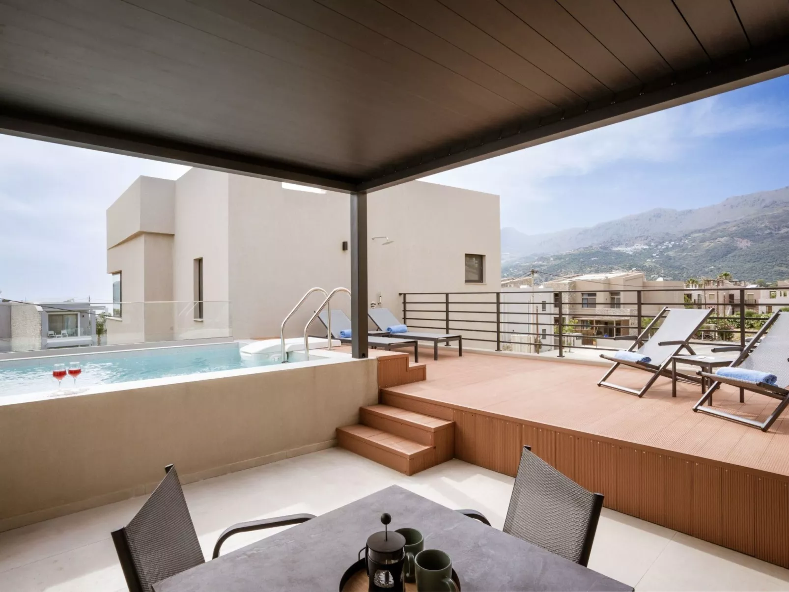 Neue Villa Dandelion, Privater Pool, 100m zum Strand-Buiten