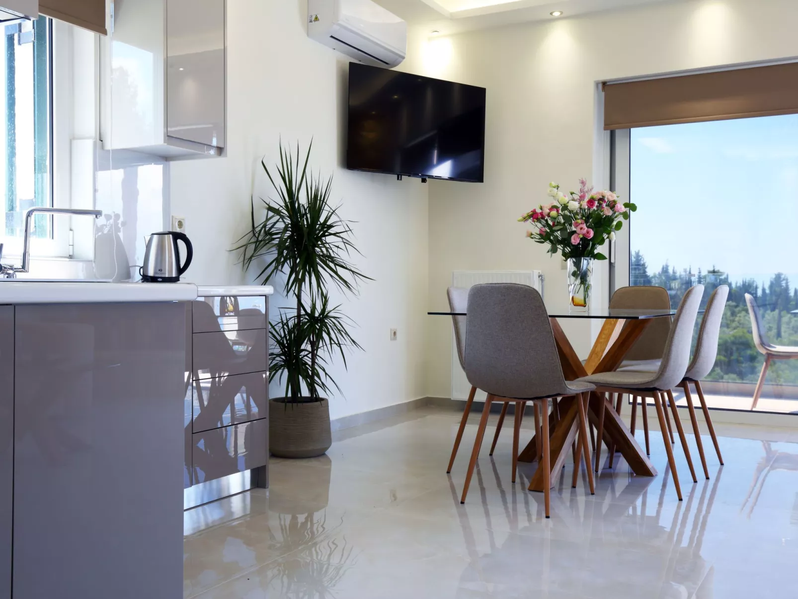 Luxusvillen Thanasis in der Nähe von Kathisma-Binnen