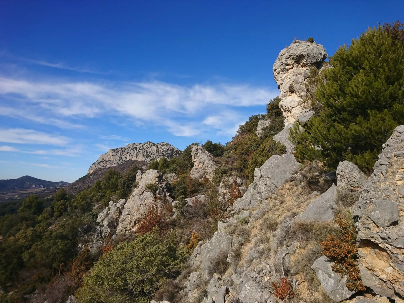 Mit Panoramablick auf den Mont Ventoux-Buiten