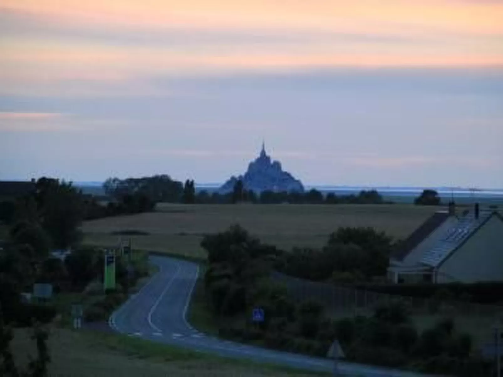 Gite Pamphilienne mit Blick auf Mont Saint Michel-Buiten