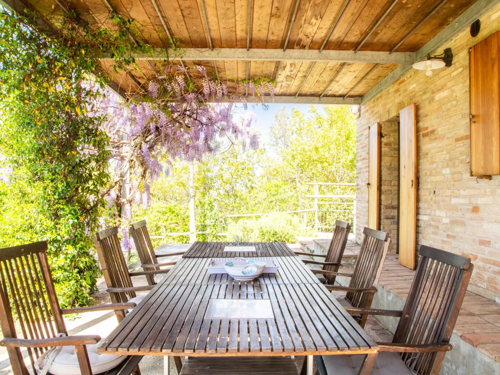 Haus in Ostra mit privatem Pool-Buiten