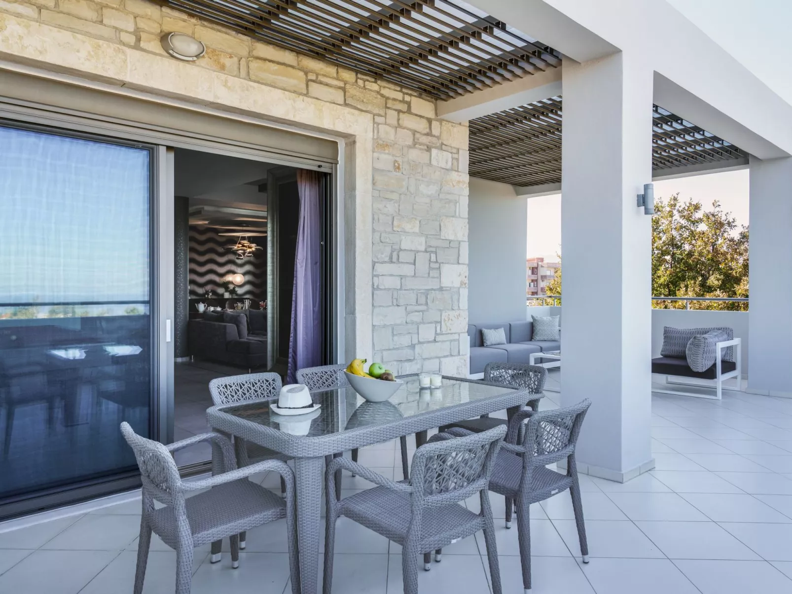 Ferienvilla "Oak Luxury" mit eigenem Pool-Buiten