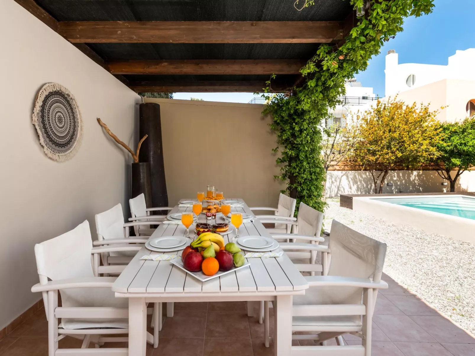 Luxuriöse Villa in Vasiliki-Buiten