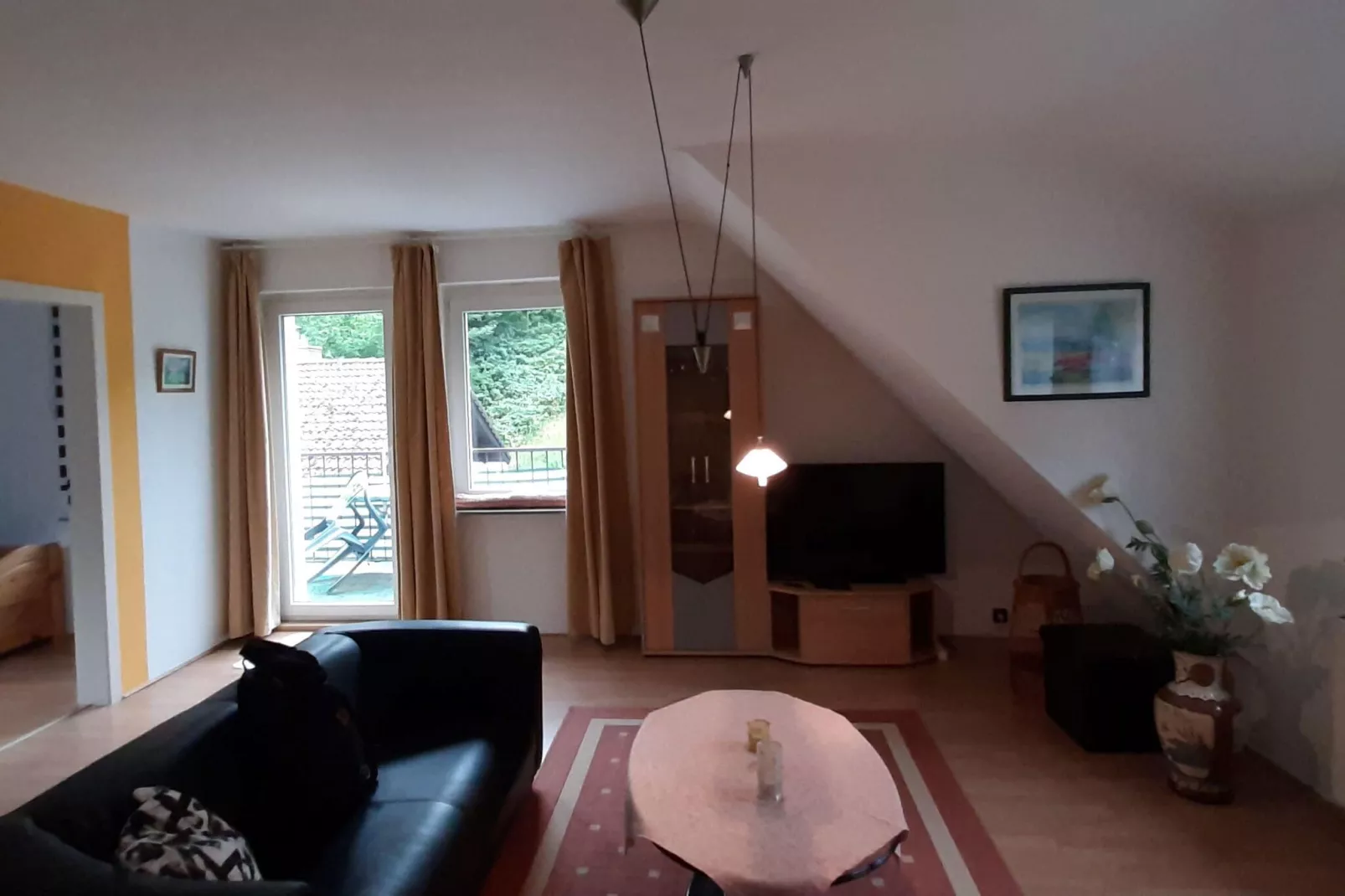 Ferienwohnung Sonne in Harz-Woonkamer