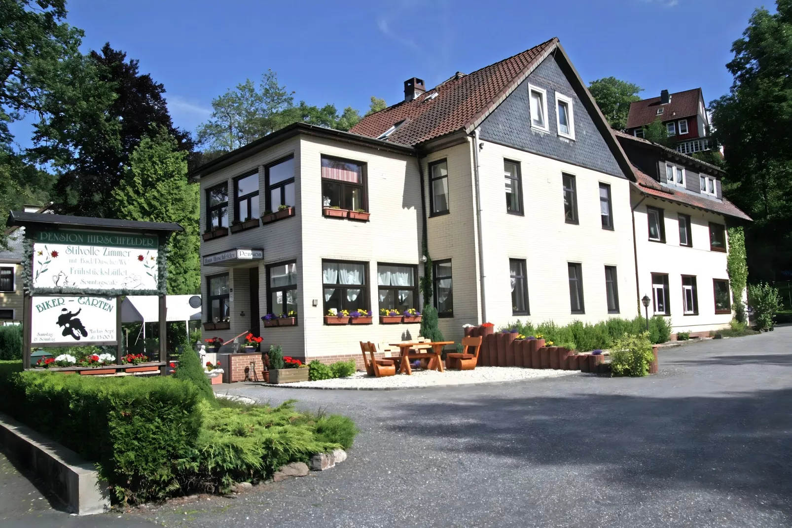 Ferienwohnung Veranda in Harz Wildemann-Buitenkant zomer