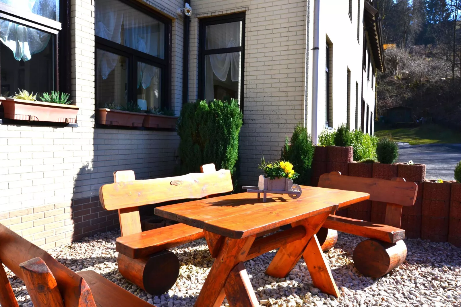 Ferienwohnung Veranda in Harz Wildemann-Terrasbalkon