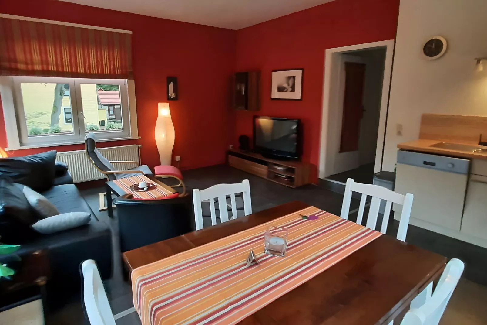 Ferienwohnung Veranda in Harz Wildemann-Woonkamer