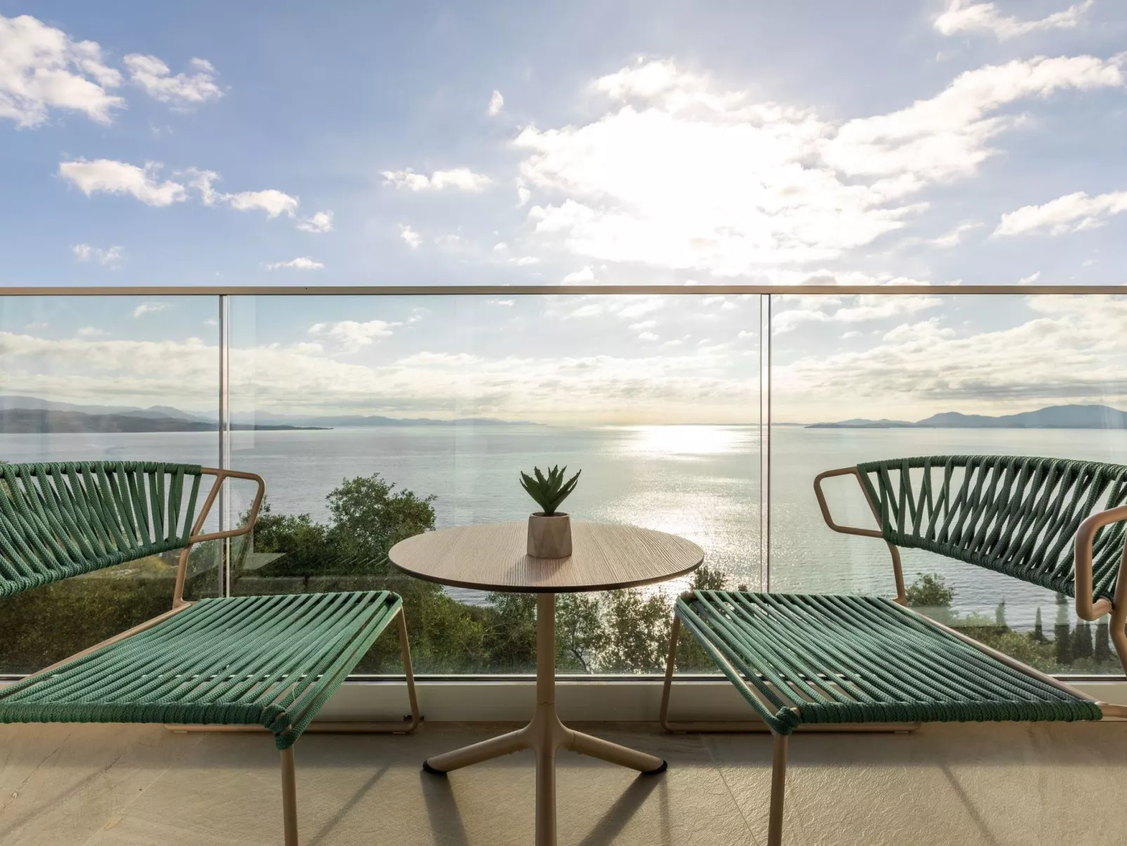 Luxuriöse Wohnung mit Meerblick Stoa Serenity-Buiten