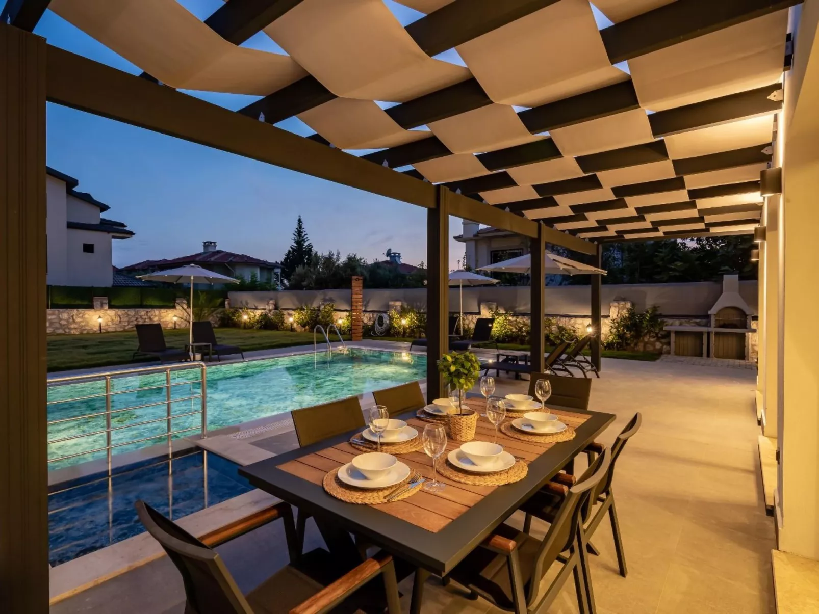 Wunderschöne Villa in Ölüdeniz mit Kinderpool