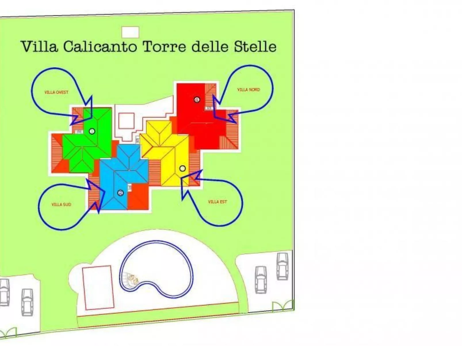 'Villa Sud' mit Balkon-Binnen