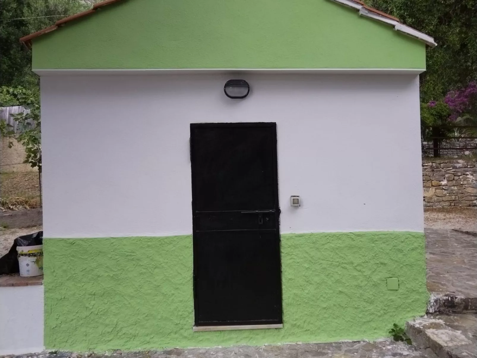 Strandnahe Wohnung in Pisciotta mit Grill-Buiten