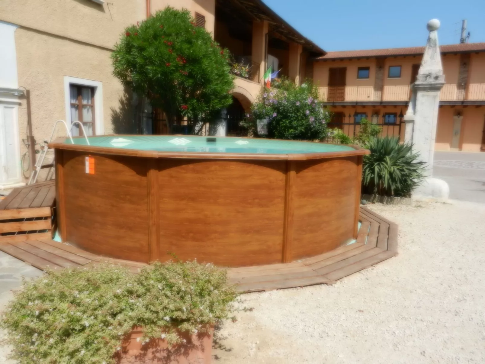 Wohnung mit Garten in der Nähe des Gardasees-Buiten