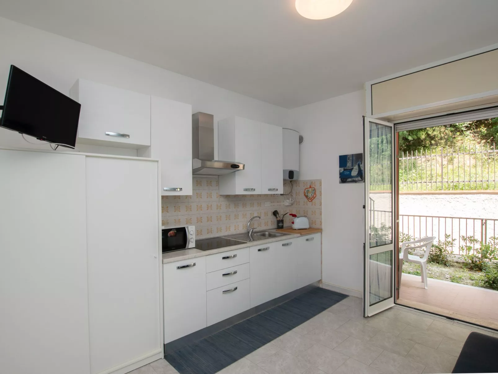 Studio 'Türkis' mit Terrasse-Binnen