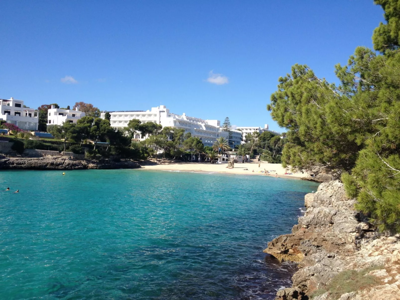 Wohnung in Cala D'or mit gemeinsamem Pool, Terrasse und Garten-Buiten