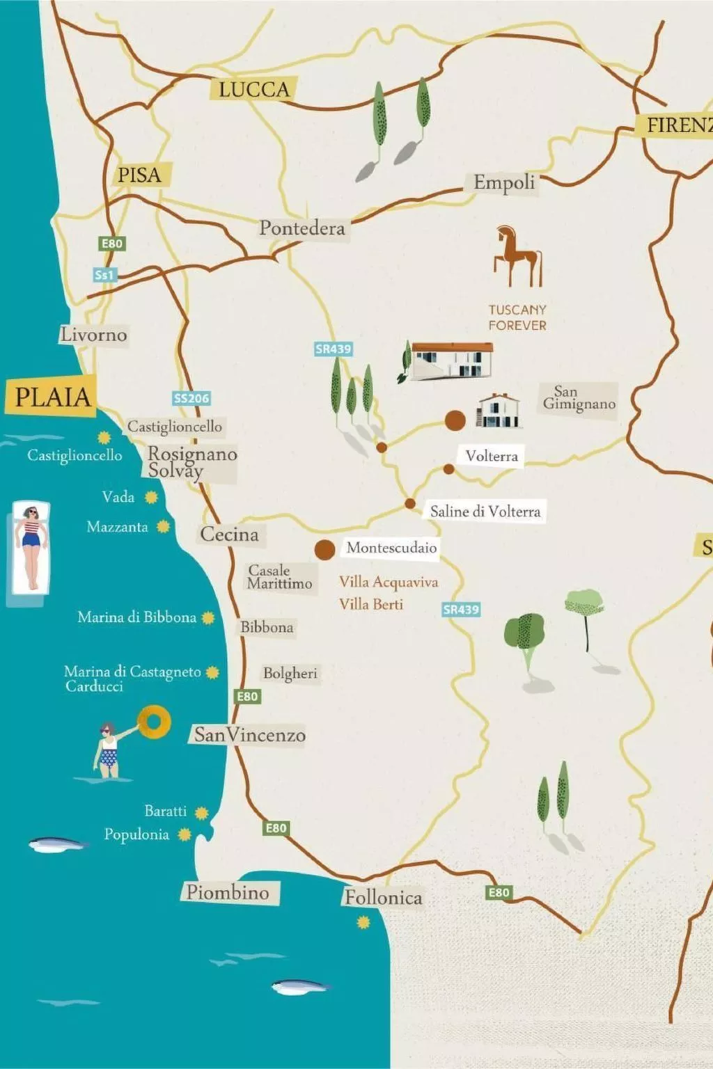 Wohnung "Villa Famiglia5" mit Blick auf das Wasser - Buiten