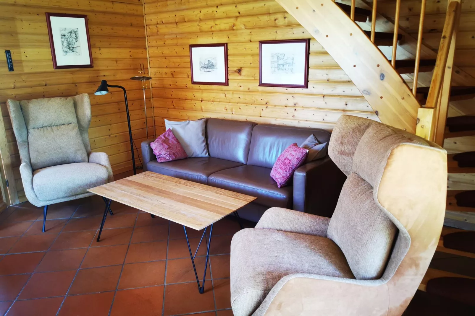 Ferienhaus in Hasselfelde - Haus 2 Blauvogel-Woonkamer