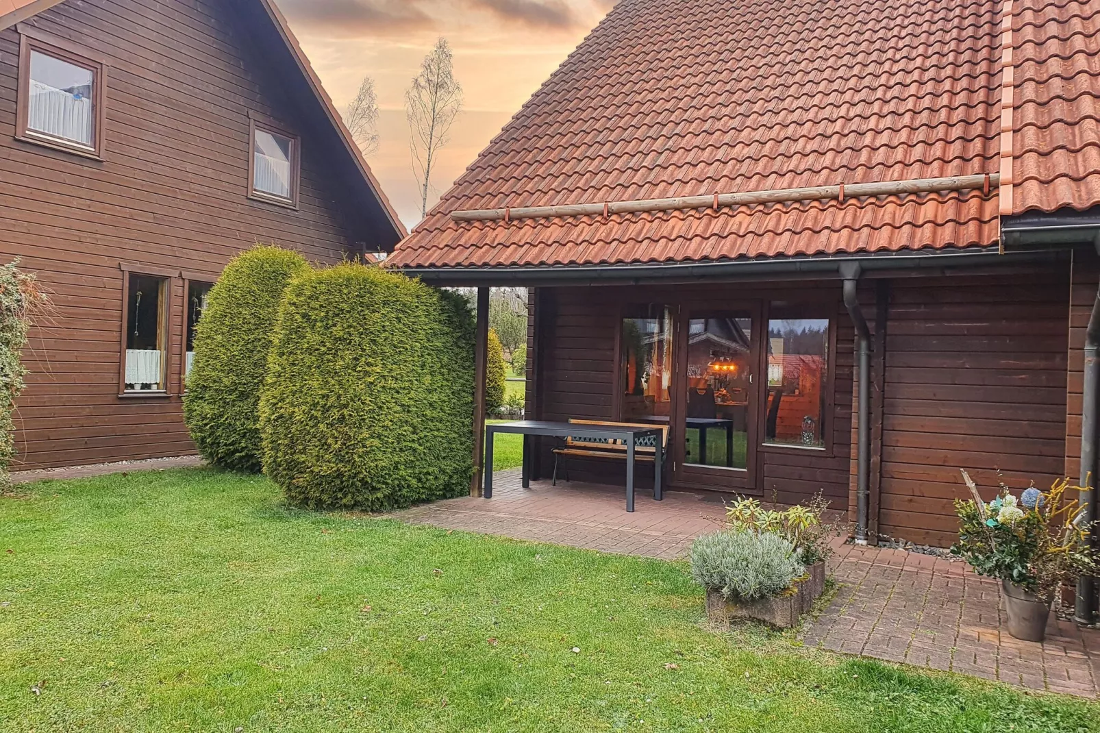 Ferienhaus in Hasselfelde - Haus 46 Blauvogel-Buitenkant zomer