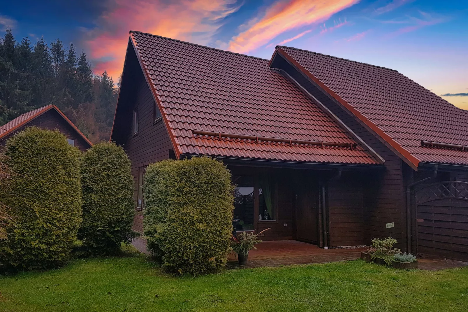 Ferienhaus in Hasselfelde - Haus 46 Blauvogel-Buitenkant zomer