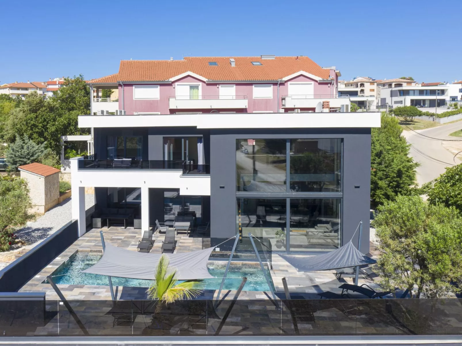 Villa Blick Istrien in der Nähe des Meeres-Buiten