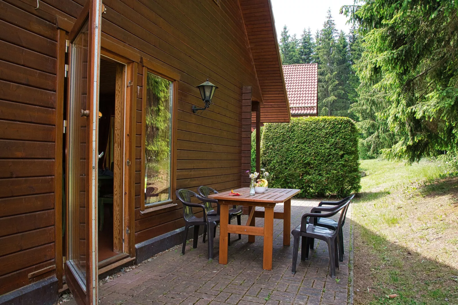 Ferienhaus in Hasselfelde - Haus 54 Blauvogel-Terrasbalkon