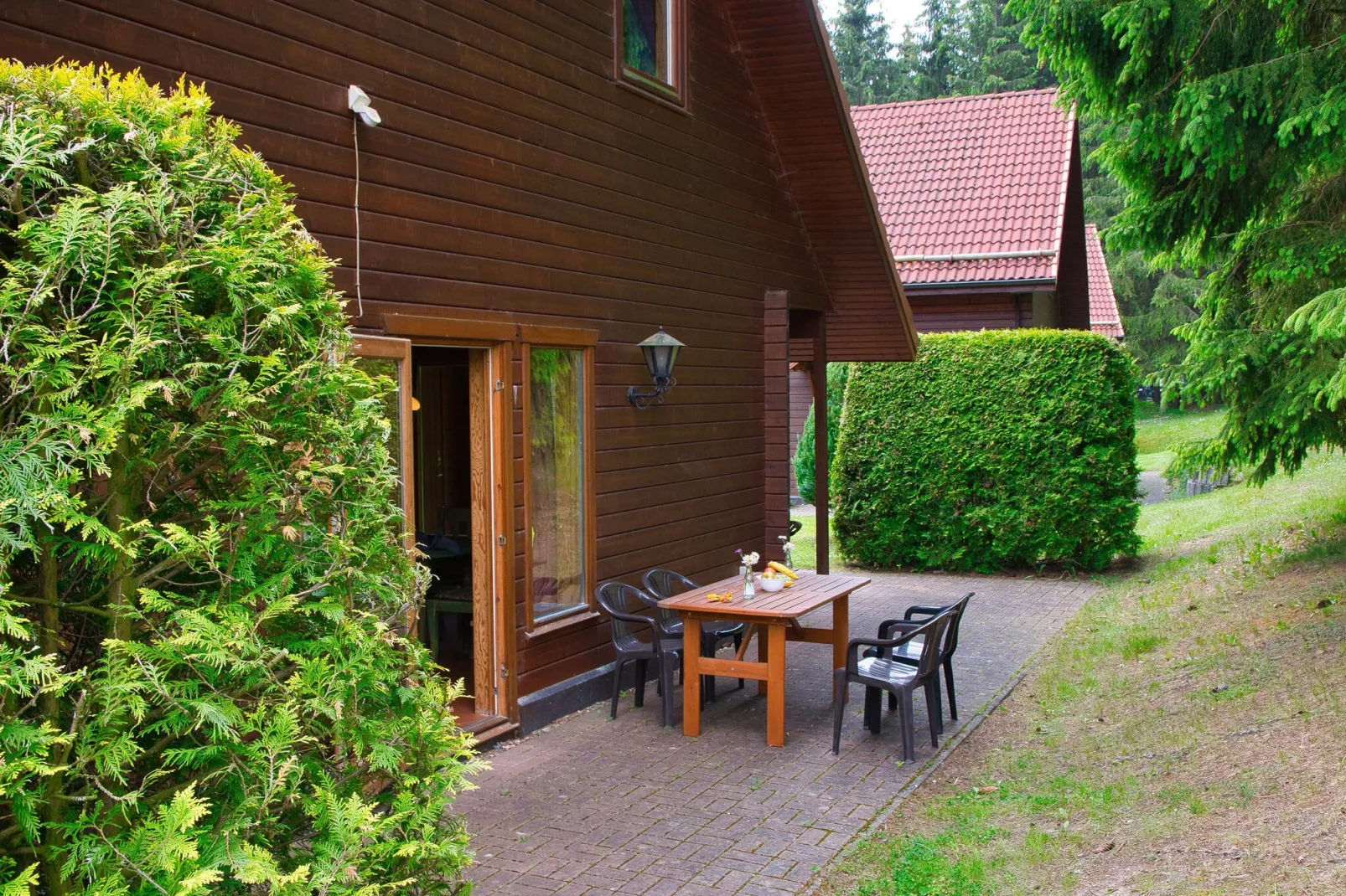 Ferienhaus in Hasselfelde - Haus 54 Blauvogel-Terrasbalkon