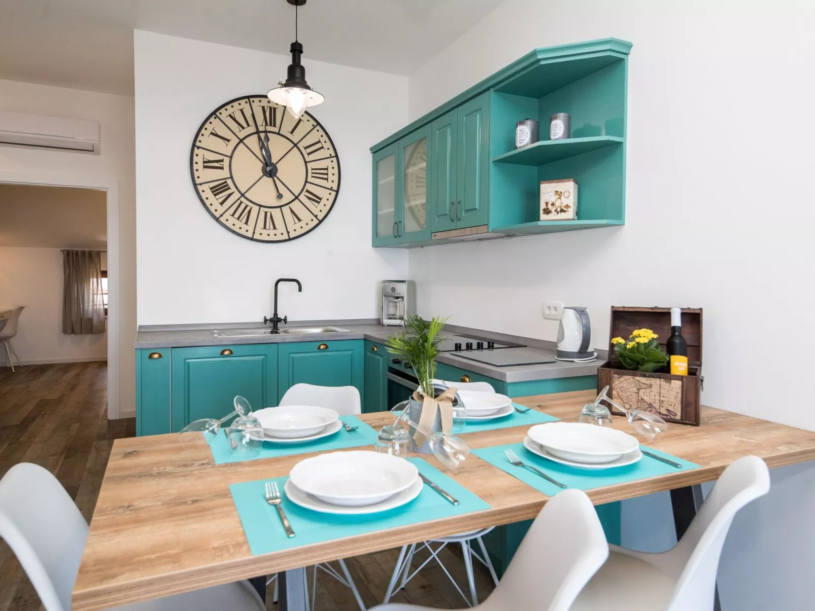 Wohnung für 4-5 Personen, 100m vom Strand entfernt-Binnen