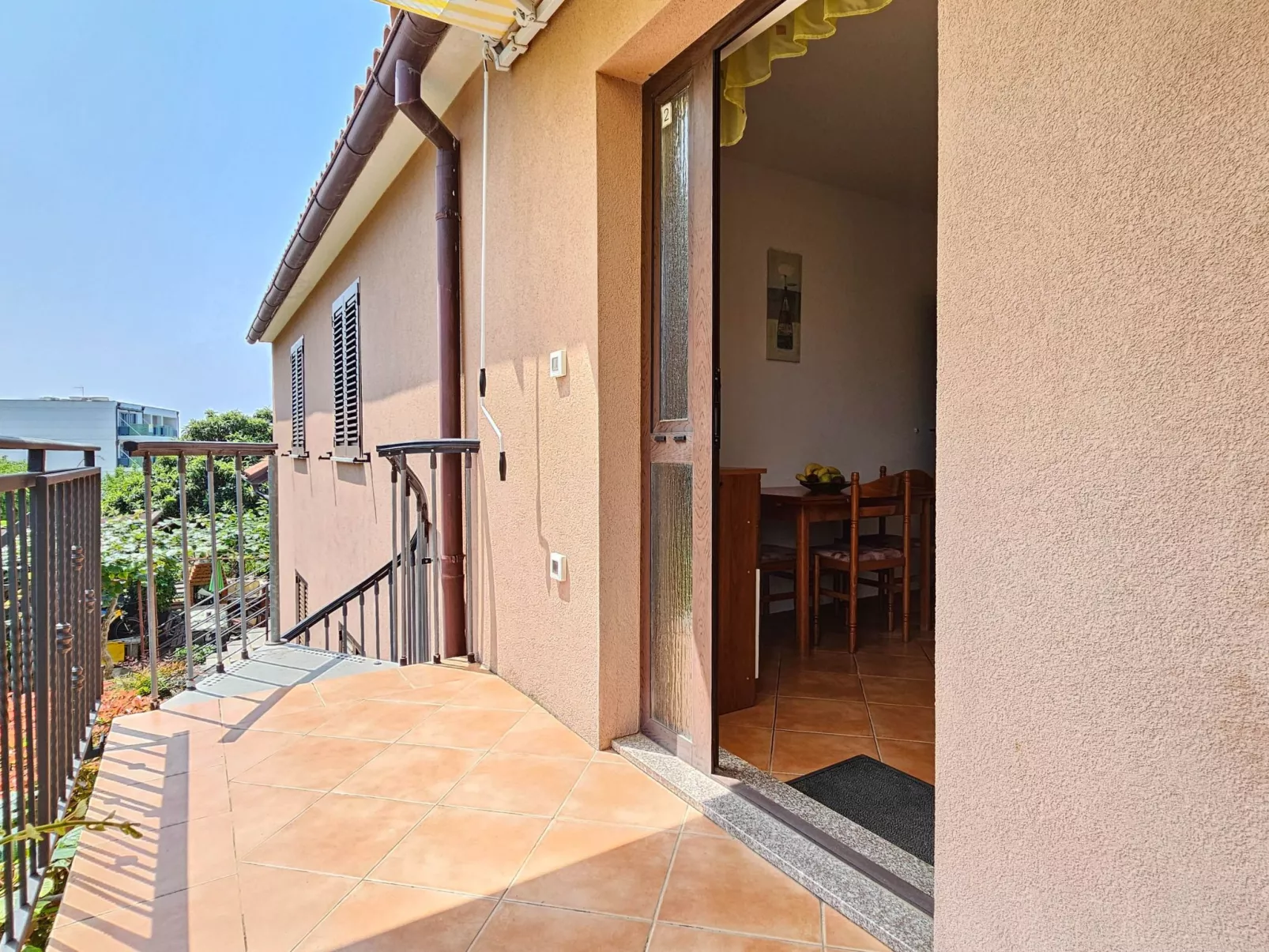 Appartement mit Balkon für 2 Personen-Buiten