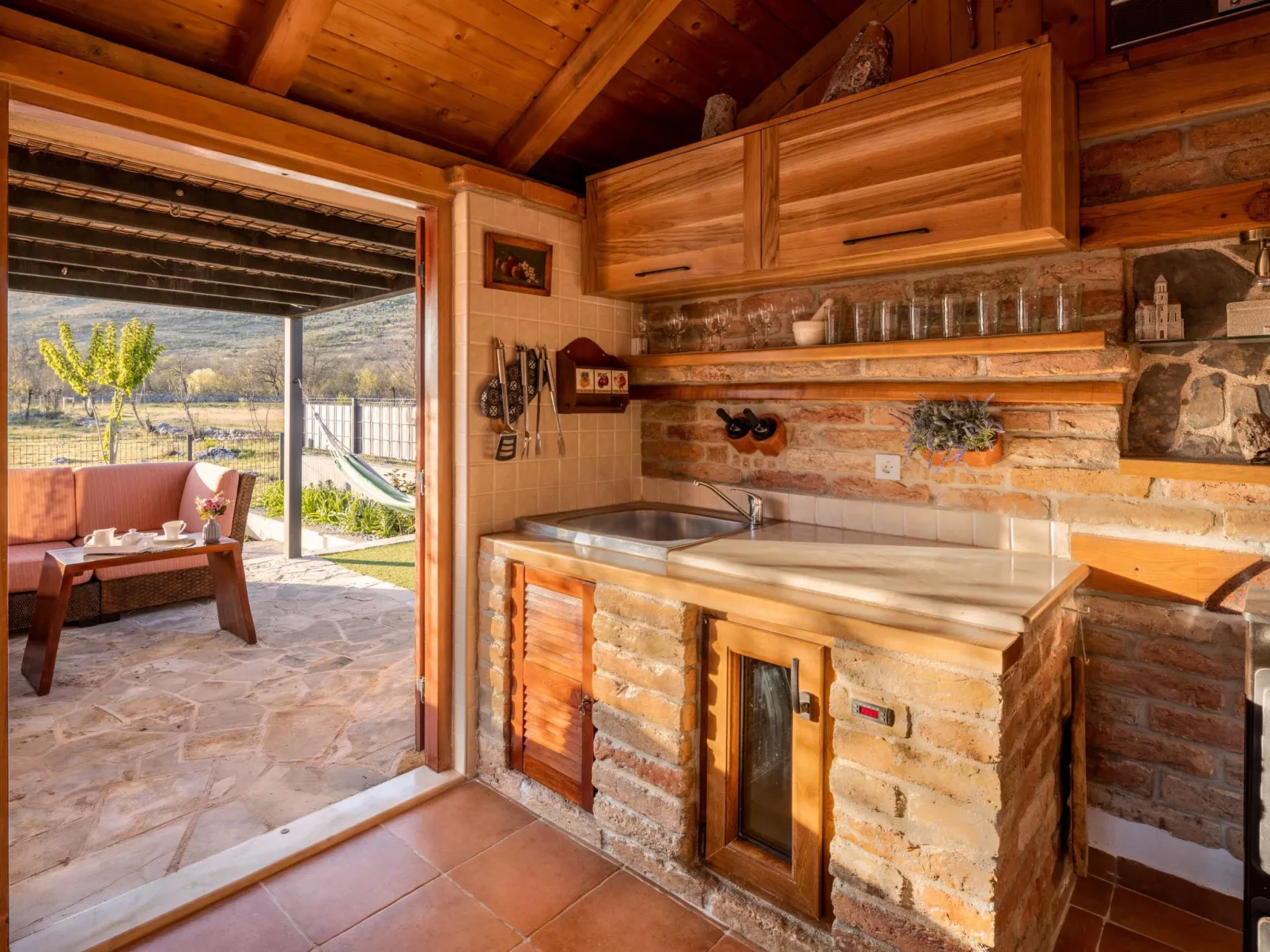 Villa Big Garden für 7 Personen und 1 Kind-Buiten