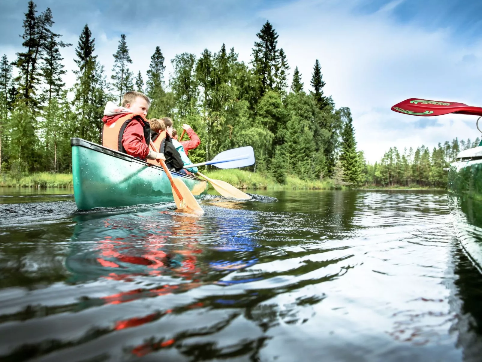 Charmantes Blockhaus, Sauna und Kamin-Buiten
