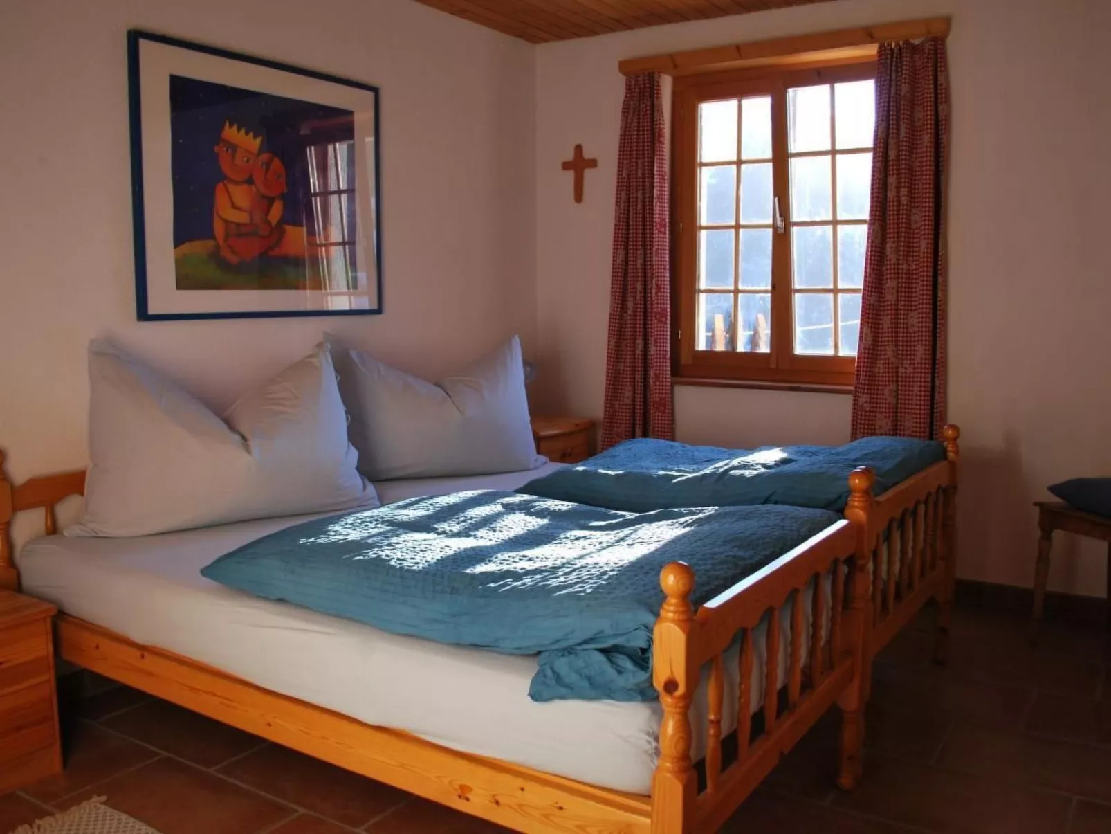 Blick auf herrliche Bergwelt-Binnen