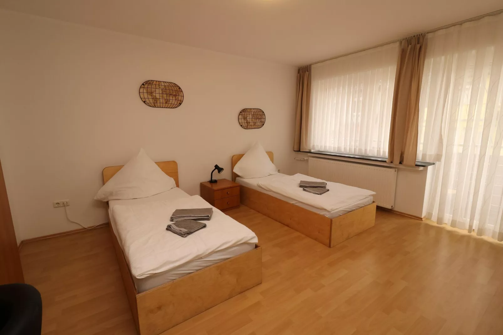 Apartment in Essen mit Terrasse-Slaapkamer