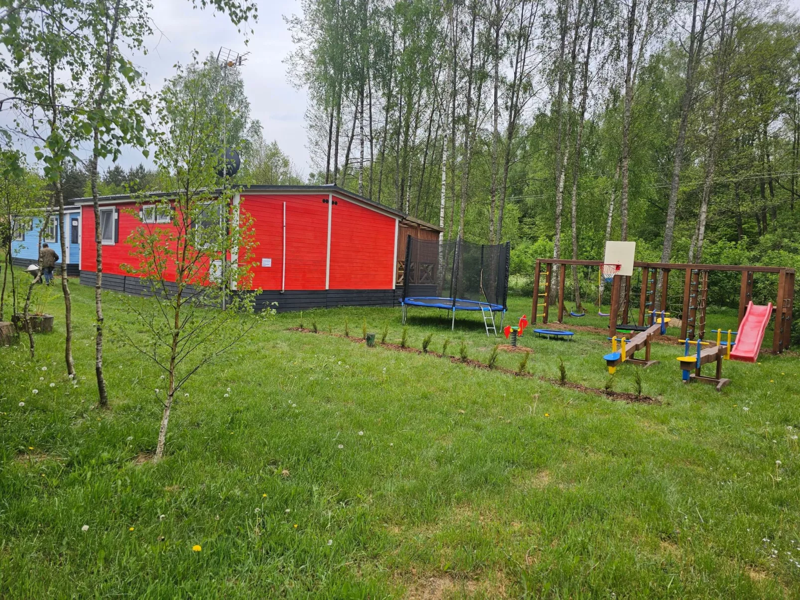 Ganzjährig bewohnbares Ferienhaus - grün-Buiten