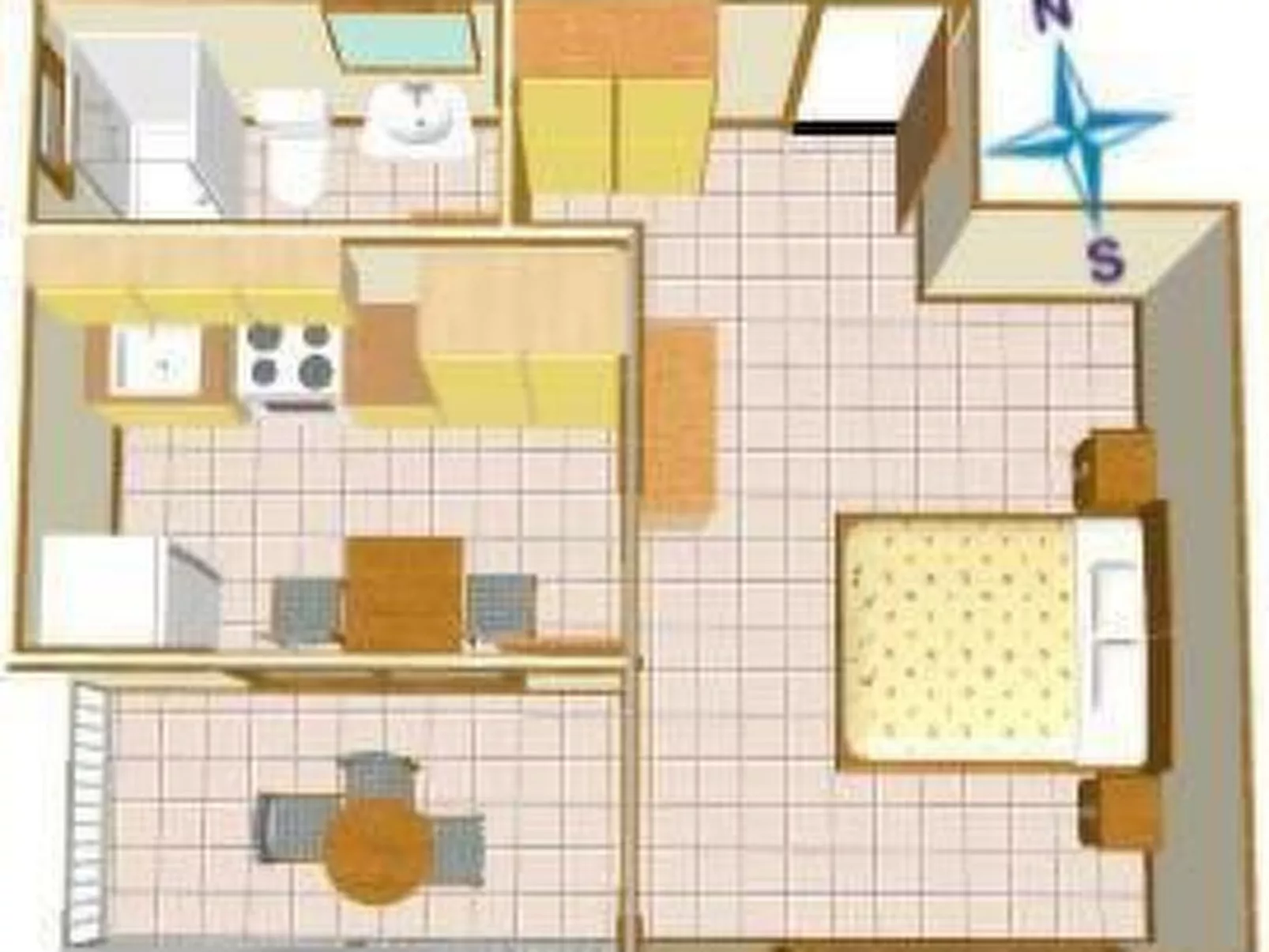 Wohnung für zwei Personen im zweiten Stock-Image-tags.info