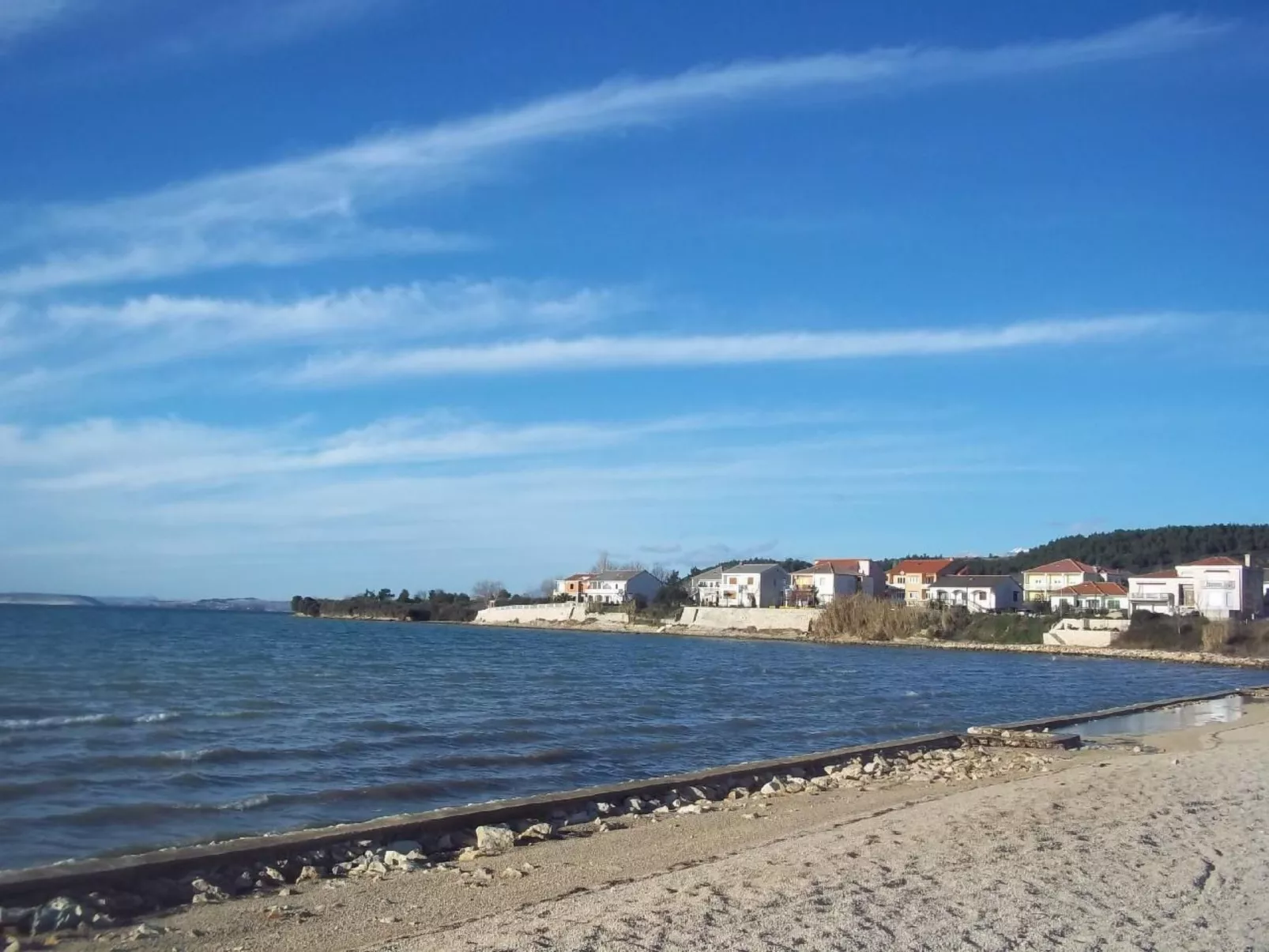 Wohnung in Ljubač mit Großem Garten-Buiten