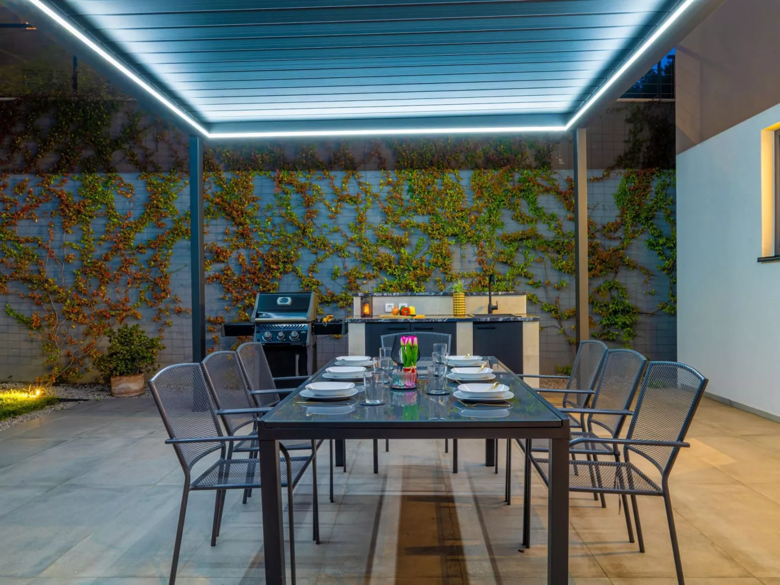 Schönes Ferienhaus Villa Ziganto-Buiten