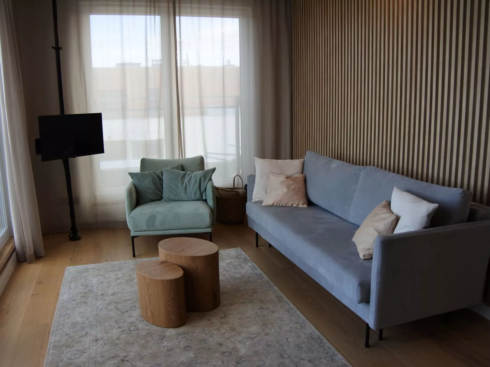 Appartement in Gąski mit Terrasse-Binnen