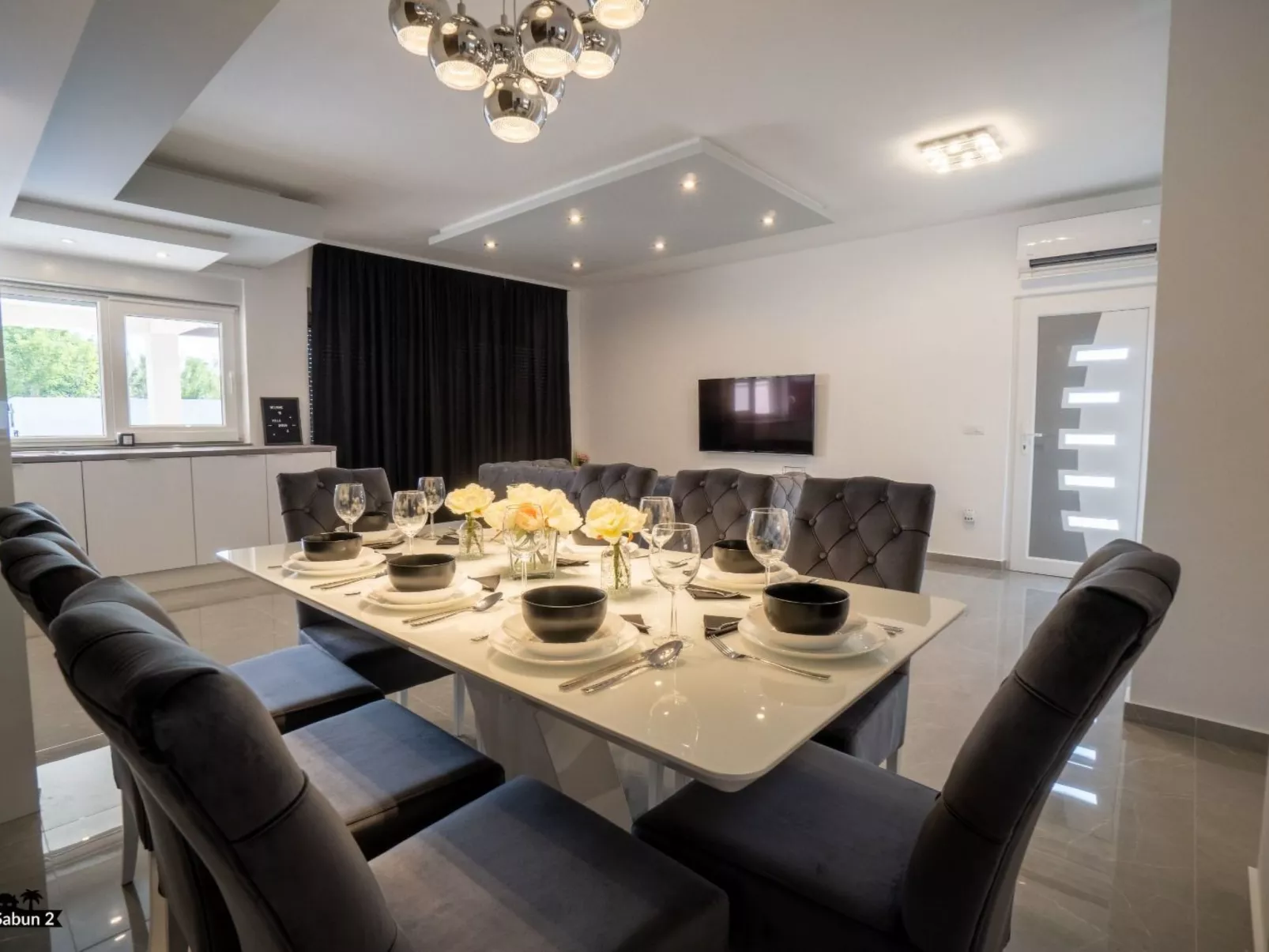 Villa mit beheiztem Pool Privlaka - TA Leut Agency-Binnen