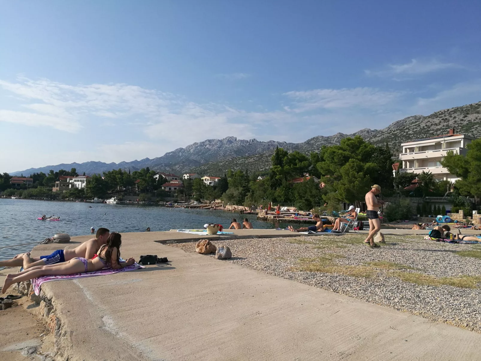 Wohnung in Starigrad mit schönem Meerblick-Buiten