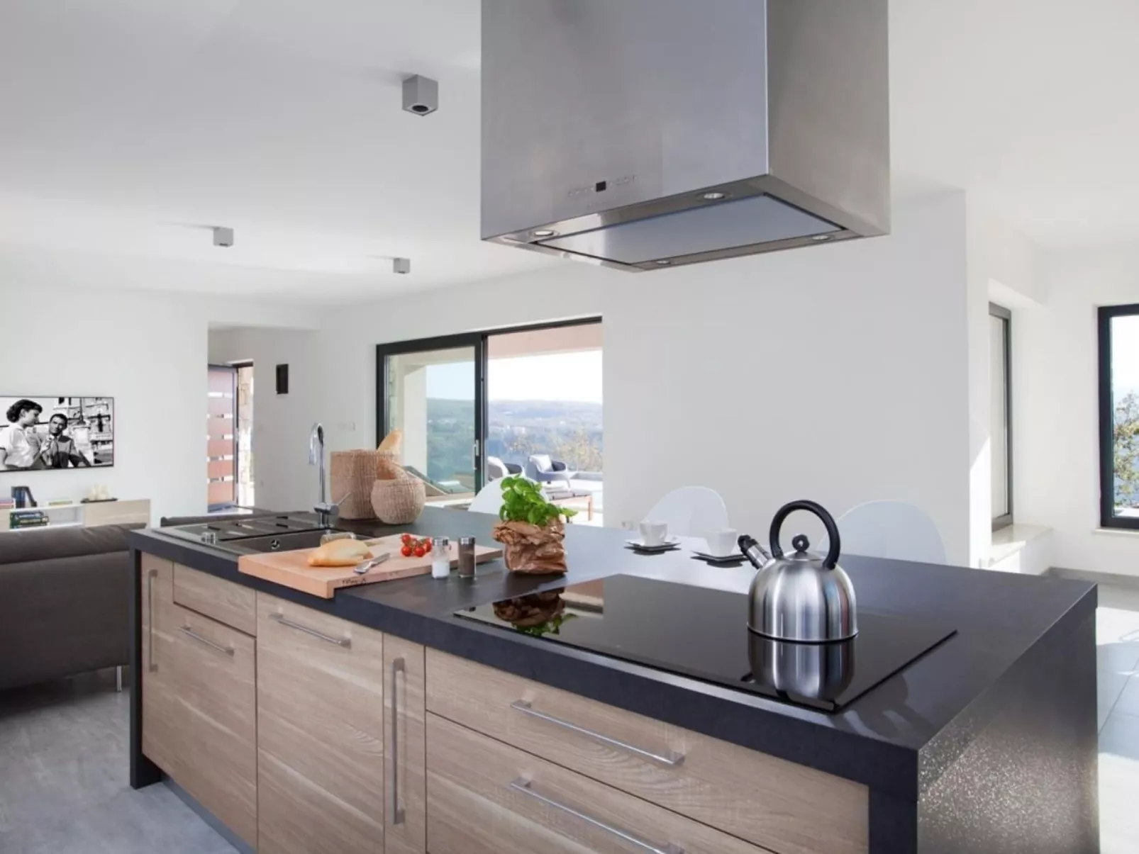 Moderne Villa Arsia mit Pool, gelegen in der Nähe von Labin-Binnen