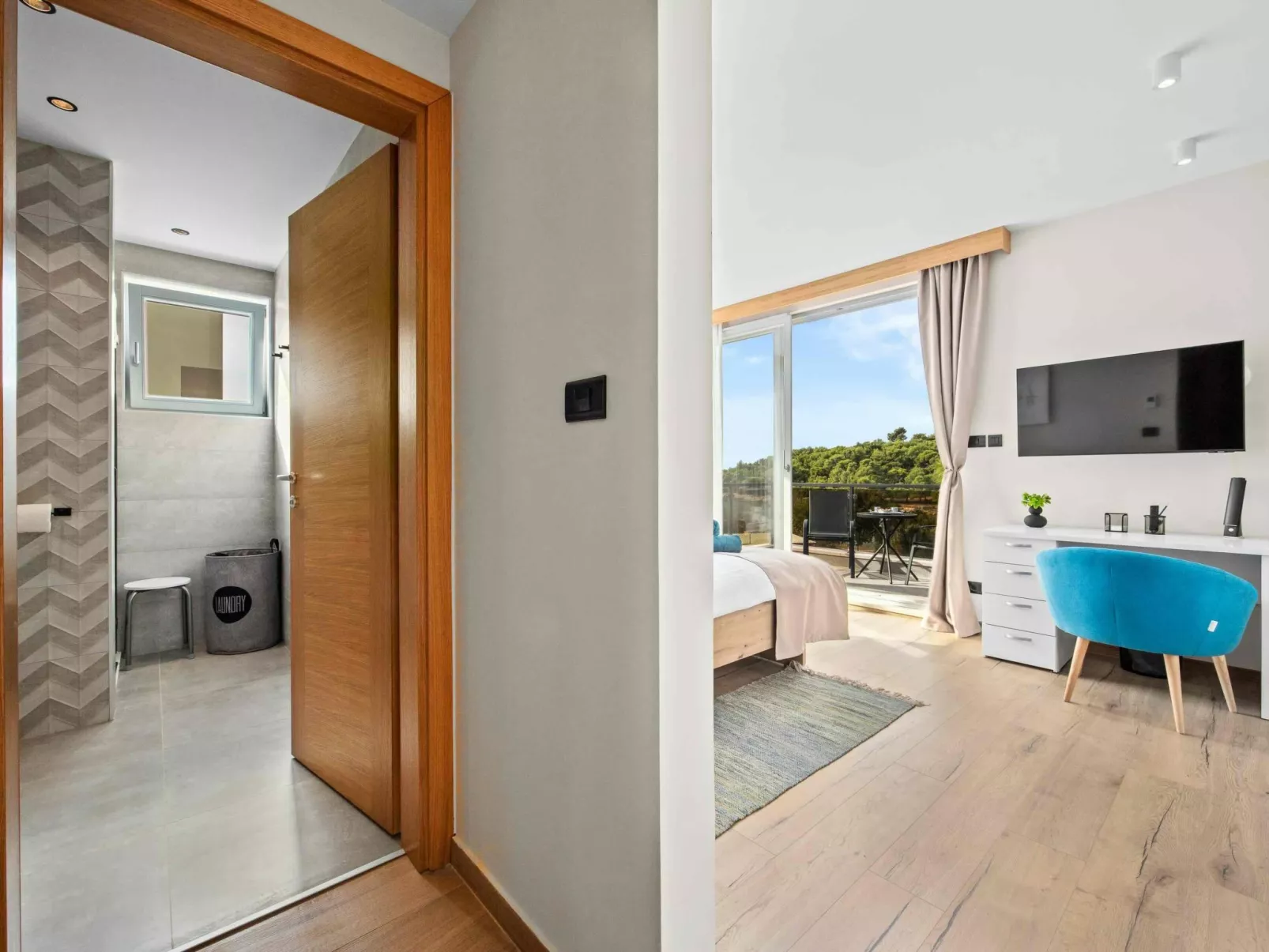 Villa Palma - Luxusvilla am Meer für 6 Personen-Binnen