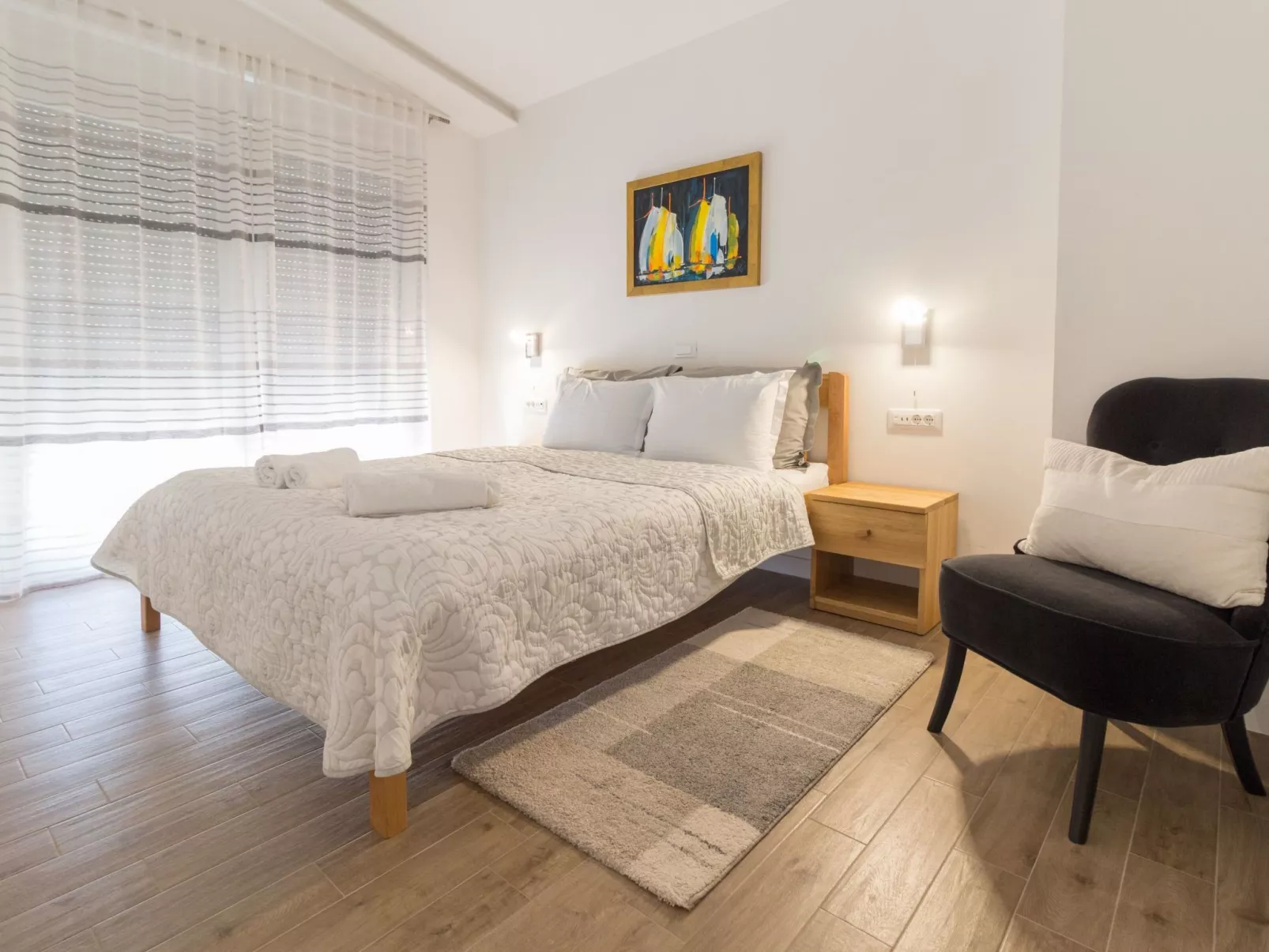 Villa Ema - beheizter Salzwasserpool, Fitnessraum und Sauna-Binnen