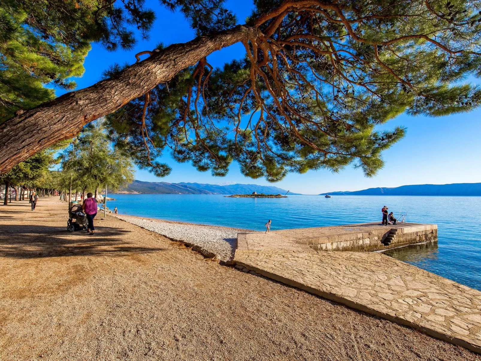 Wohnung "Marin Mataija" mit Blick auf das Wasser-Buiten