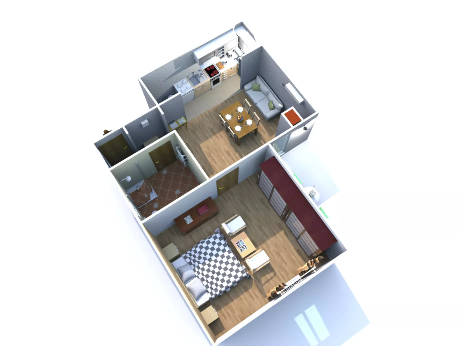 "Gemütlicher Garten" mit Terrasse-Binnen