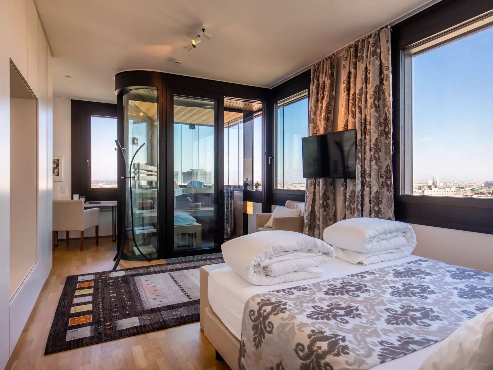 Skyflats City View-Binnen