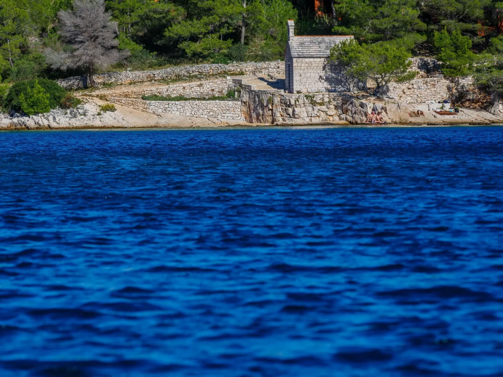 Ferienvilla "Osibova" mit Blick auf das Wasser-Buiten