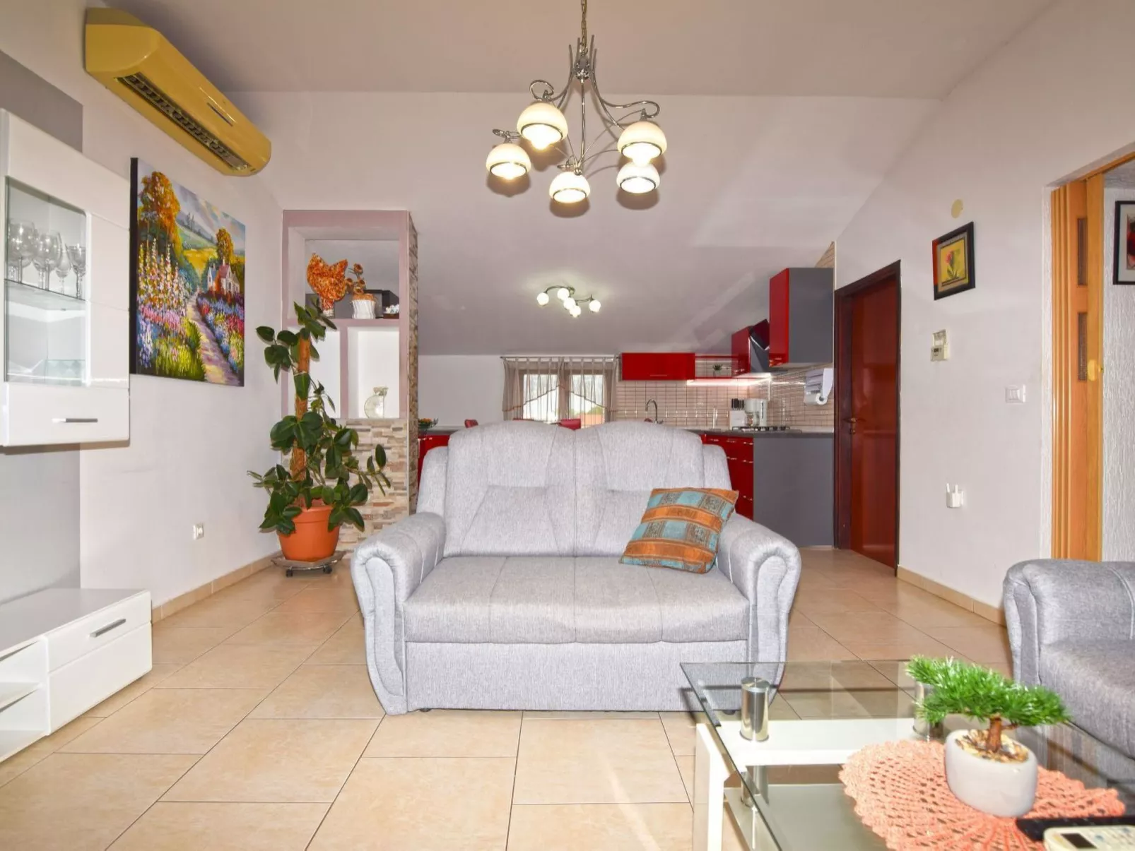 2-Zimmer-Ferienwohnung, 600m vom Strand entfernt-Binnen