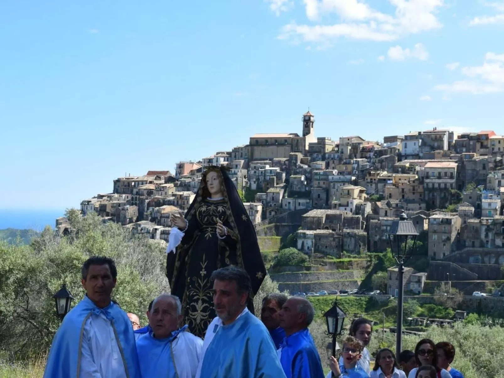 Großes Studio mit Terrasse mit Meerblick-Buiten