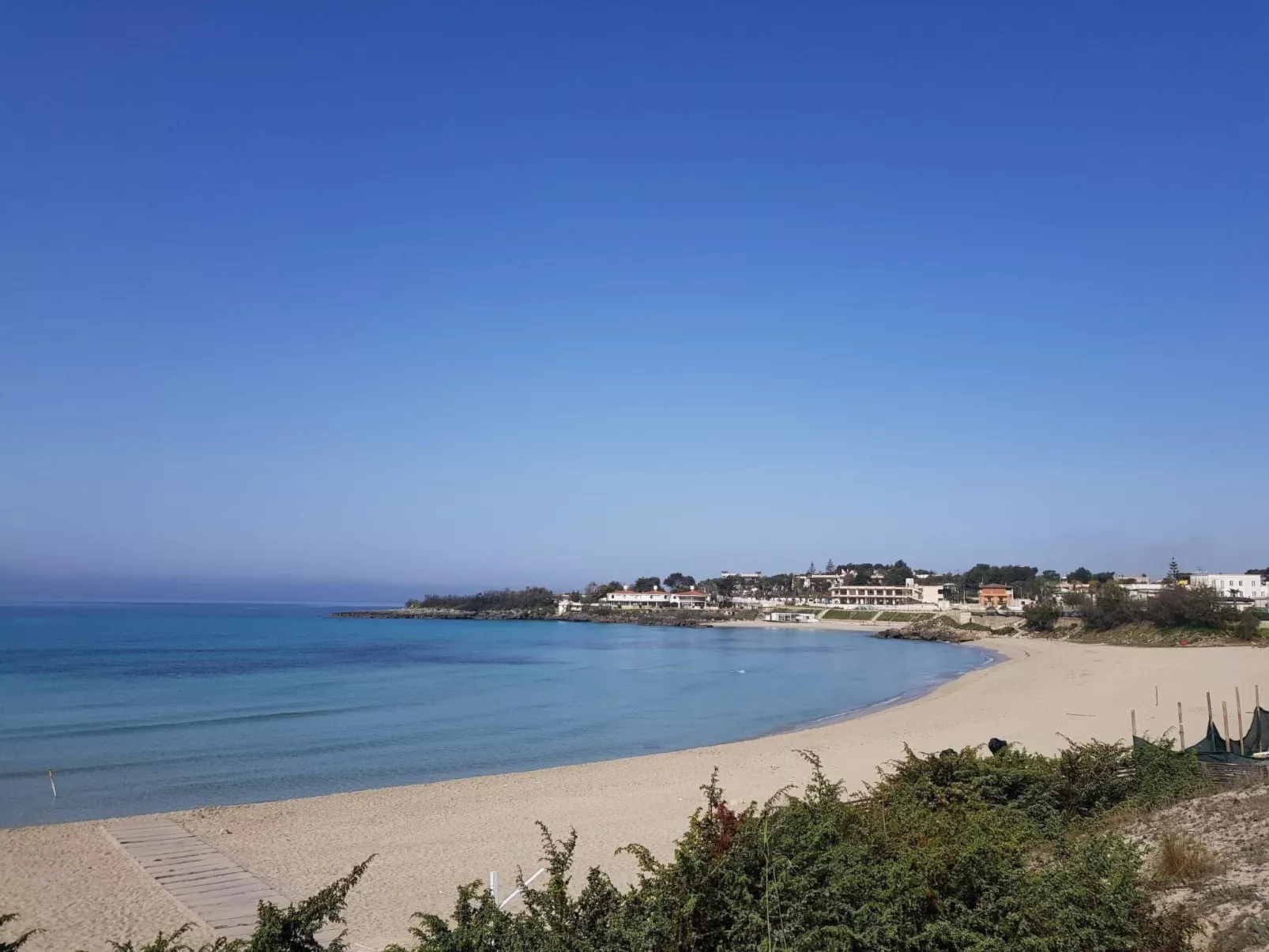 In Pulsano mit Garten-Buiten